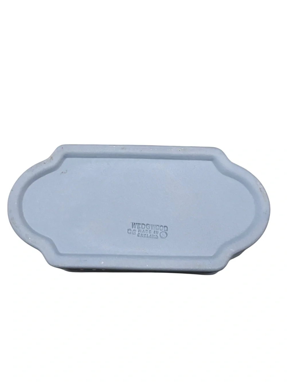 Wedgewood Portland Blue Jasperware Rectangular Lidded Trinket Box